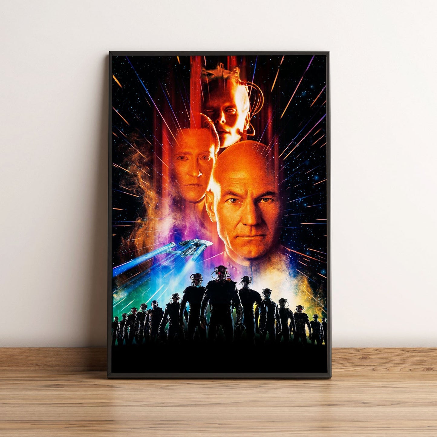 Flex Designs Poster Star Trek First Contact Textless 5 x 7" Home Goods - Movie 1996 Movie Poster