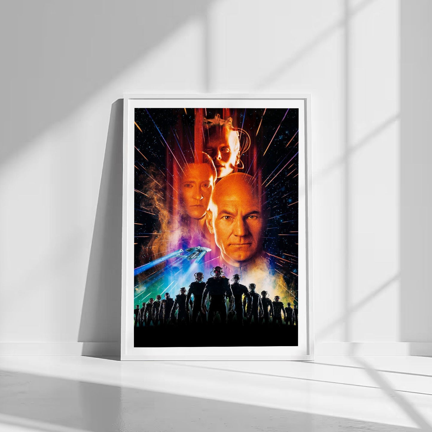 Flex Designs Poster Star Trek First Contact Textless 8 x 10" Home Goods - Movie 1996 Movie Poster