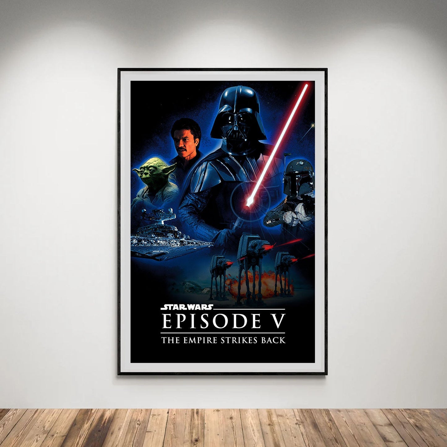 Flex Designs Poster Star Wars Episode V - The Empire Strikes Back 5 x 7" Home Goods - Movie 1980 Movie Poster