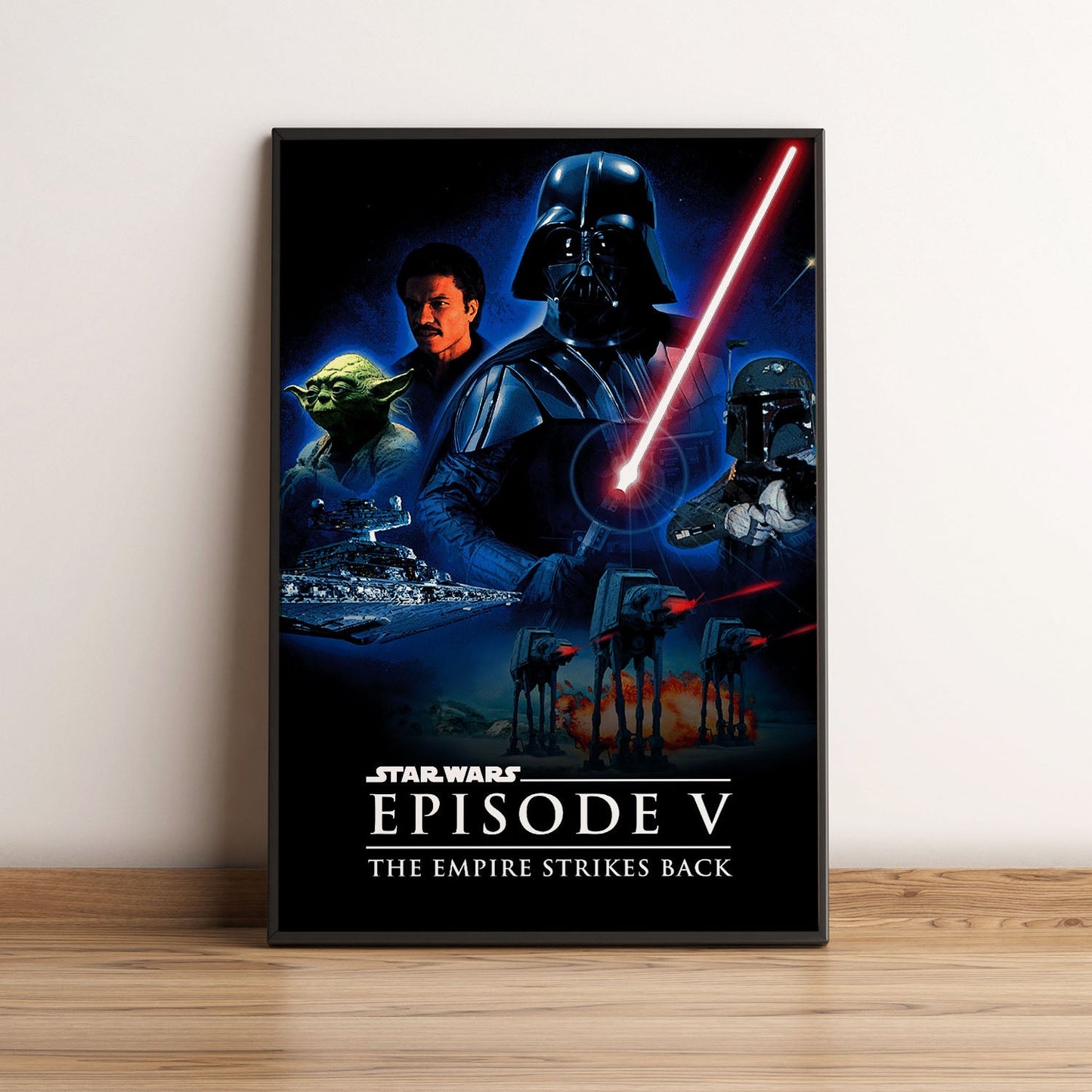 Flex Designs Poster Star Wars Episode V - The Empire Strikes Back 5 x 7" Home Goods - Movie 1980 Movie Poster