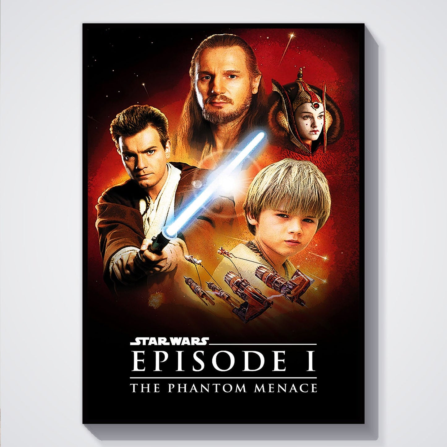 Flex Designs Poster Star Wars Episode I - The Phantom Menace 5 x 7" Home Goods - Movie 1999 Movie Poster