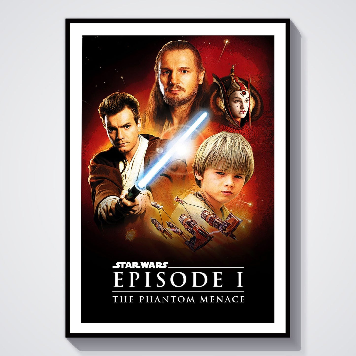 Flex Designs Poster Star Wars Episode I - The Phantom Menace 8 x 10" Home Goods - Movie 1999 Movie Poster