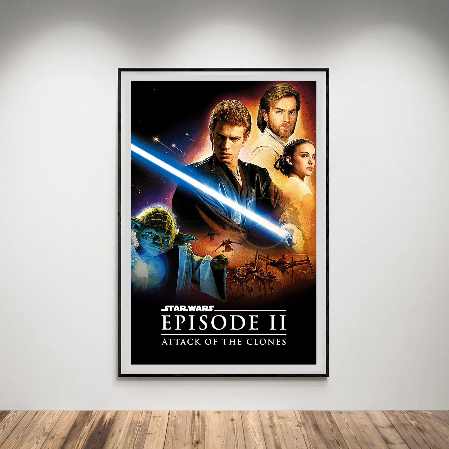 Flex Designs Poster Star Wars Episode II - Attack of the Clones 5 x 7" Home Goods - Movie 2002 Movie Poster