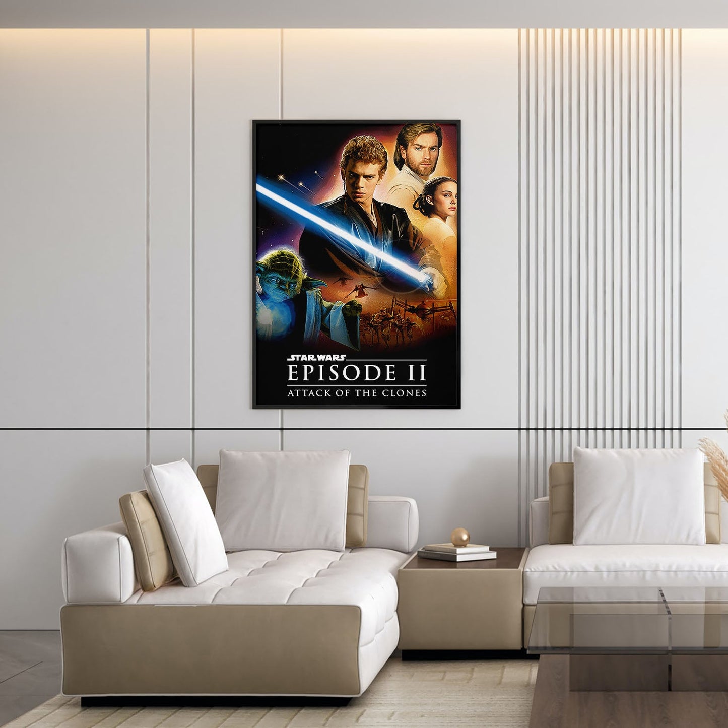 Flex Designs Poster Star Wars Episode II - Attack of the Clones 5 x 7" Home Goods - Movie 2002 Movie Poster
