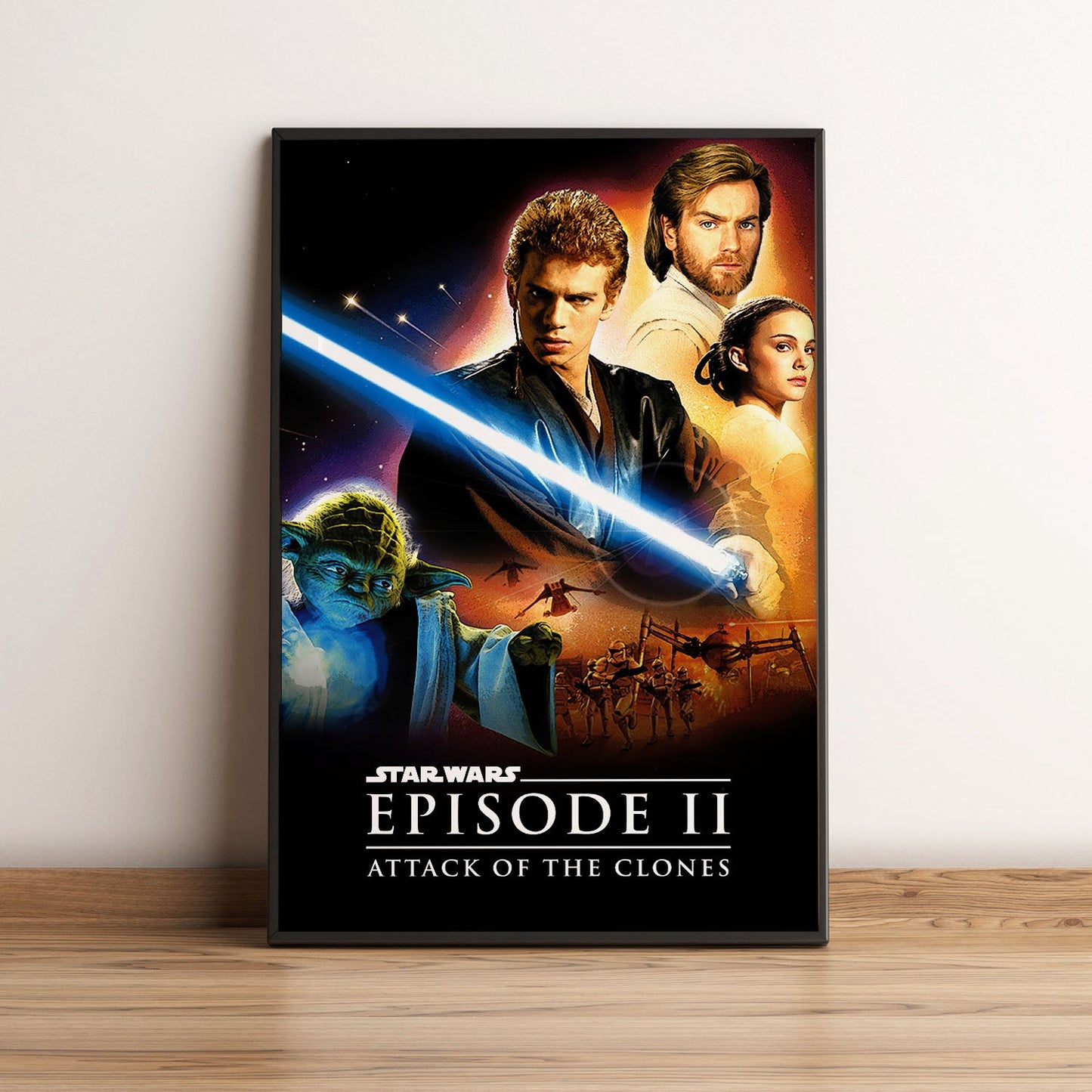Flex Designs Poster Star Wars Episode II - Attack of the Clones 5 x 7" Home Goods - Movie 2002 Movie Poster