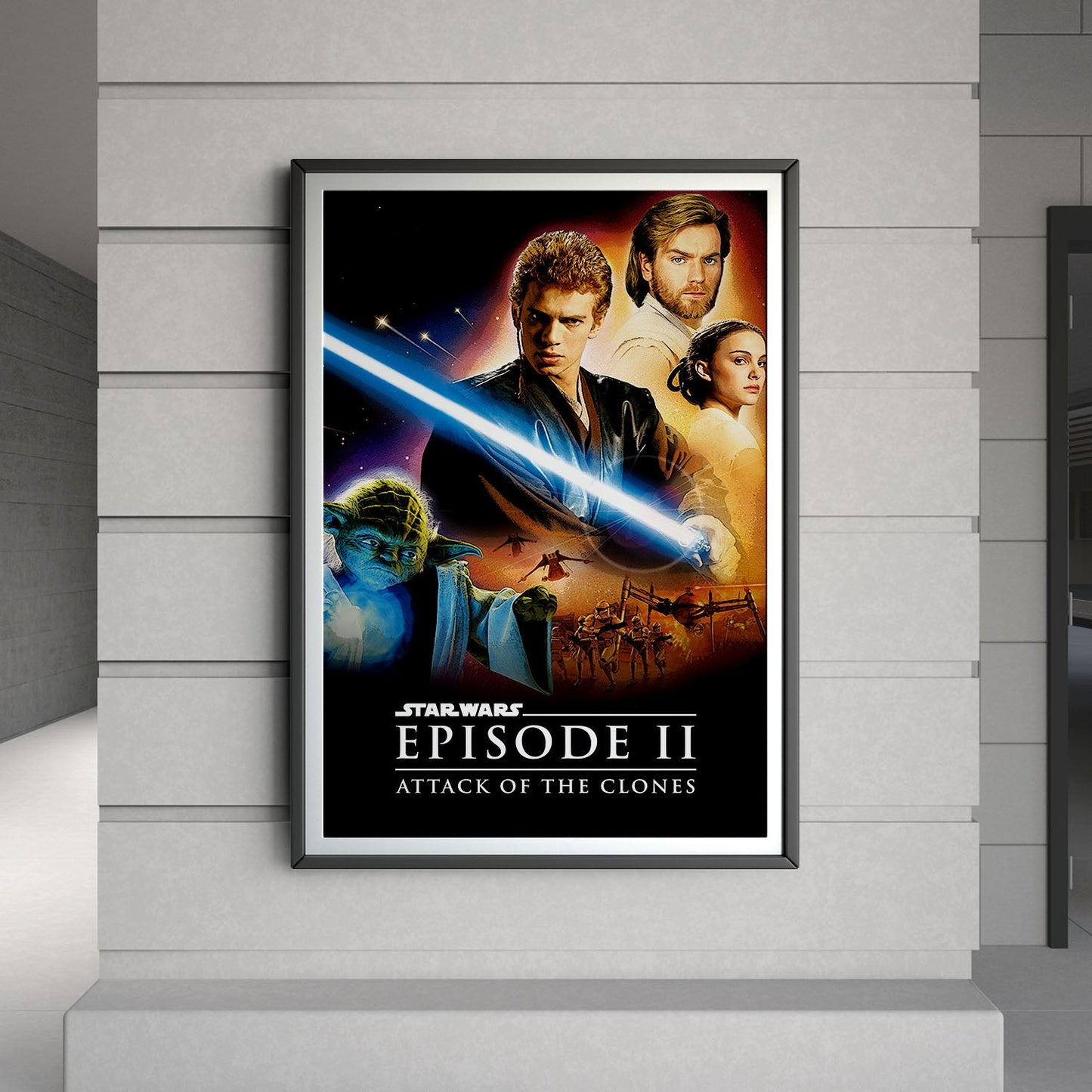 Flex Designs Poster Star Wars Episode II - Attack of the Clones 8 x 10" Home Goods - Movie 2002 Movie Poster