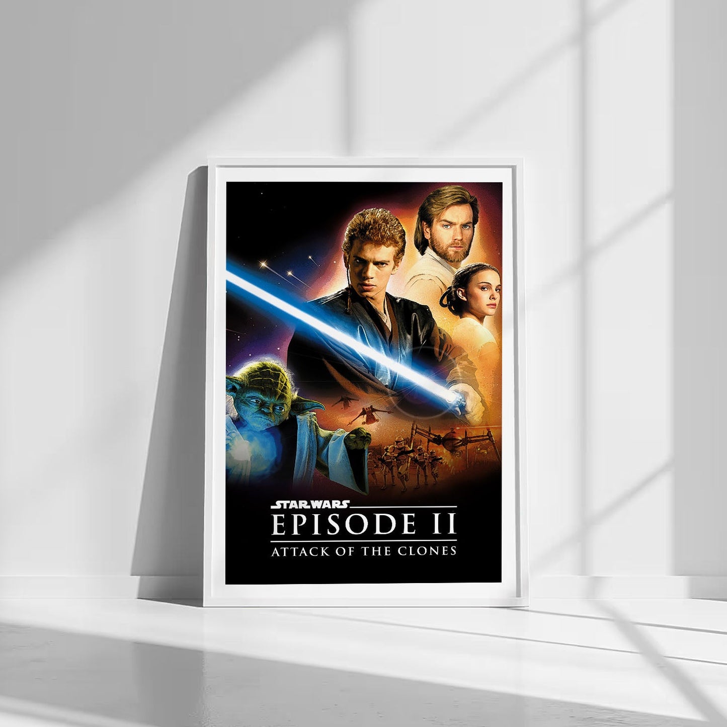 Flex Designs Poster Star Wars Episode II - Attack of the Clones 8 x 10" Home Goods - Movie 2002 Movie Poster