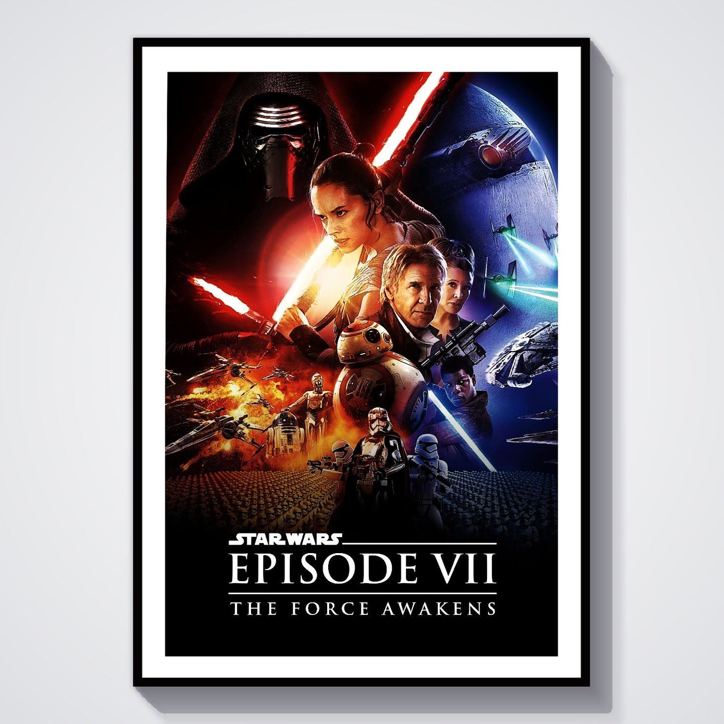 Flex Designs Poster Star Wars Episode VII - The Force Awakens 8 x 10" Home Goods - Movie 2015 Movie Poster