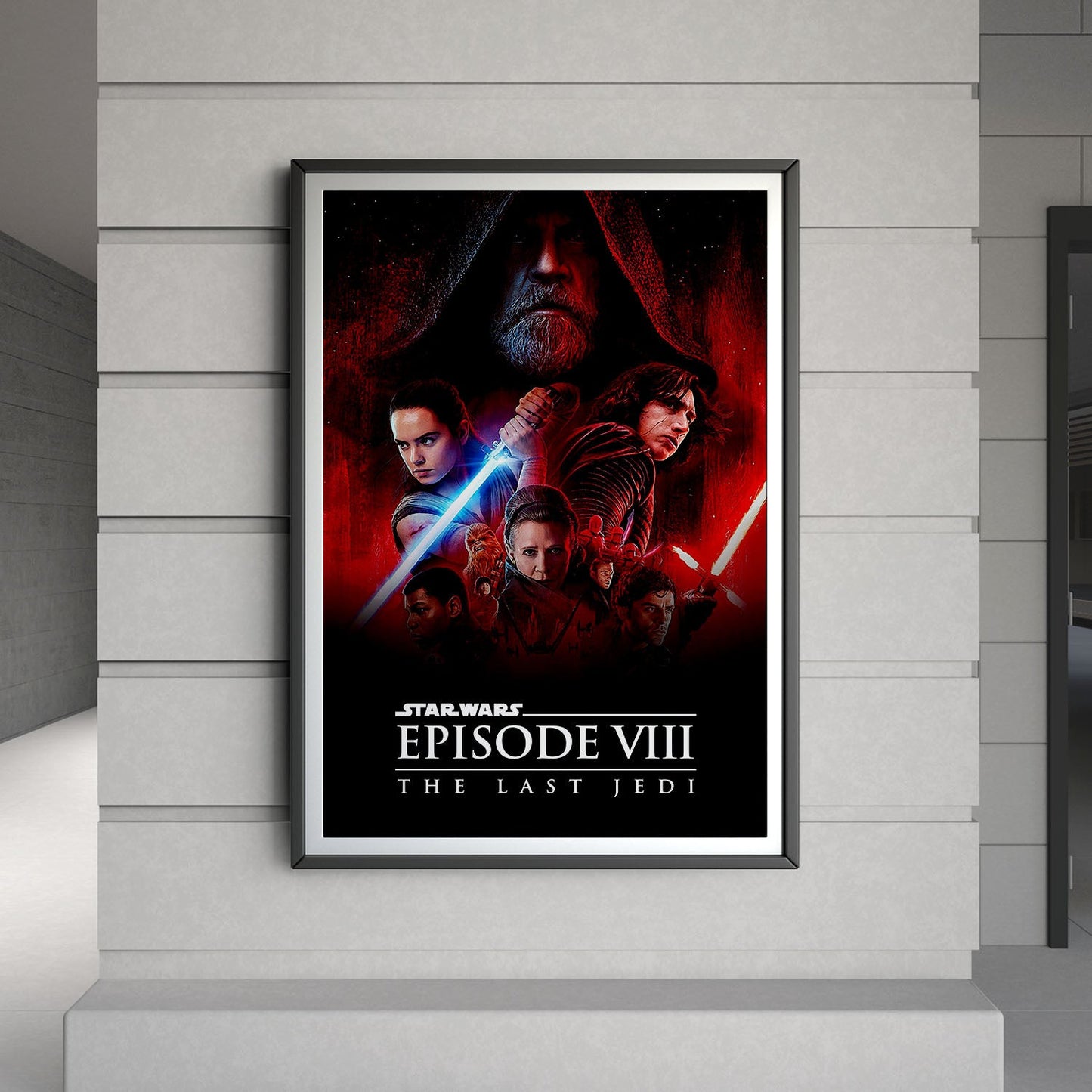 Flex Designs Poster Star Wars Episode VIII - The Last Jedi 8 x 10" Home Goods - Movie 2017 Movie Poster