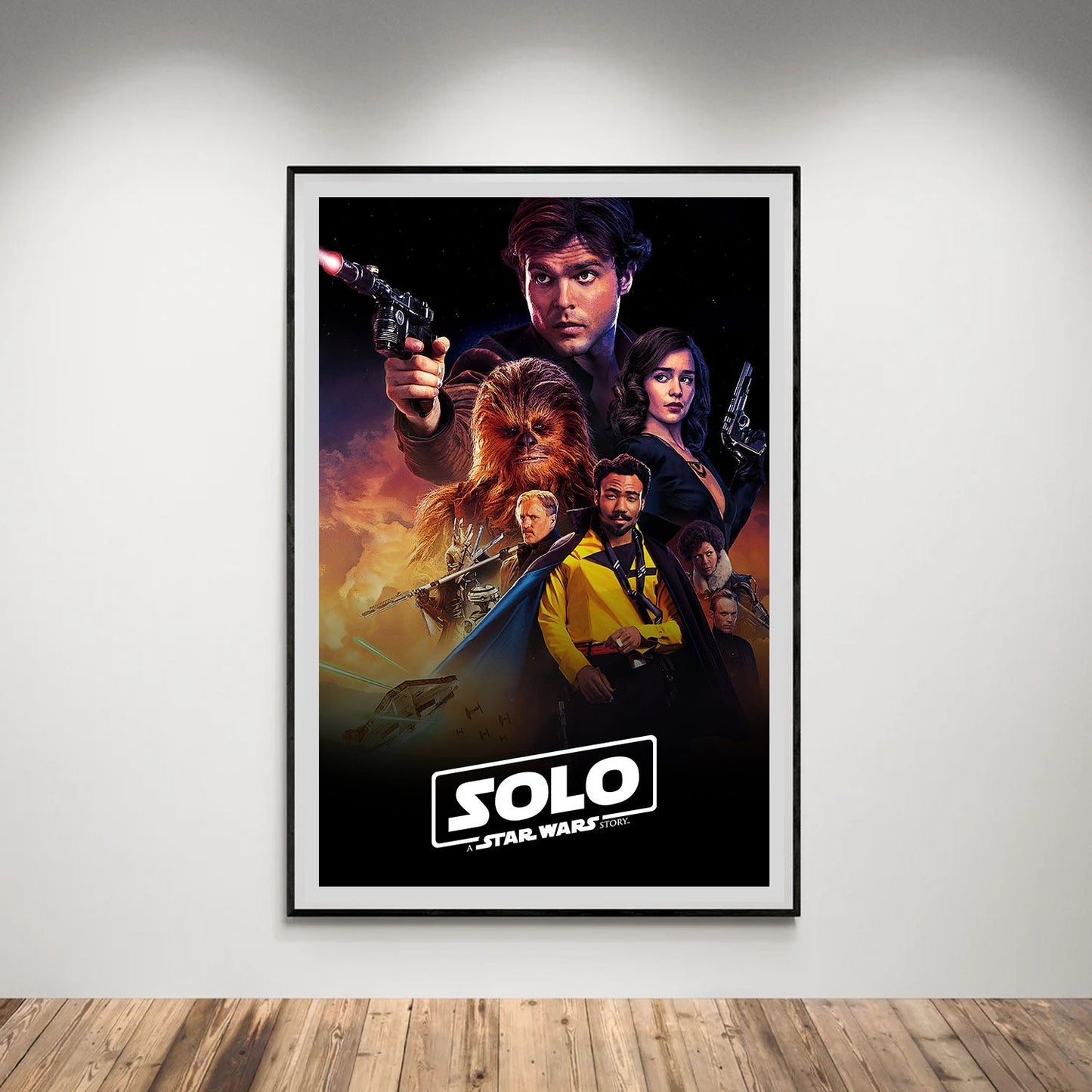 Flex Designs Poster Solo A Star Wars Story 5 x 7" Home Goods - Movie 2018 Movie Poster