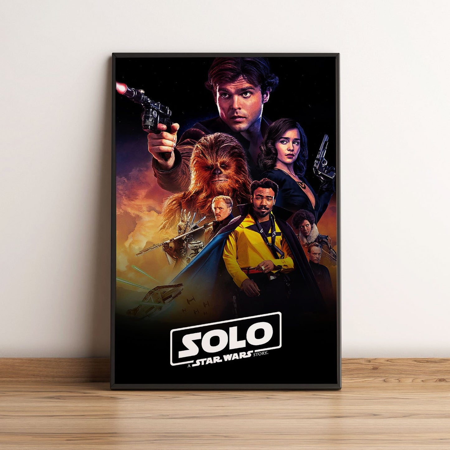 Flex Designs Poster Solo A Star Wars Story 5 x 7" Home Goods - Movie 2018 Movie Poster