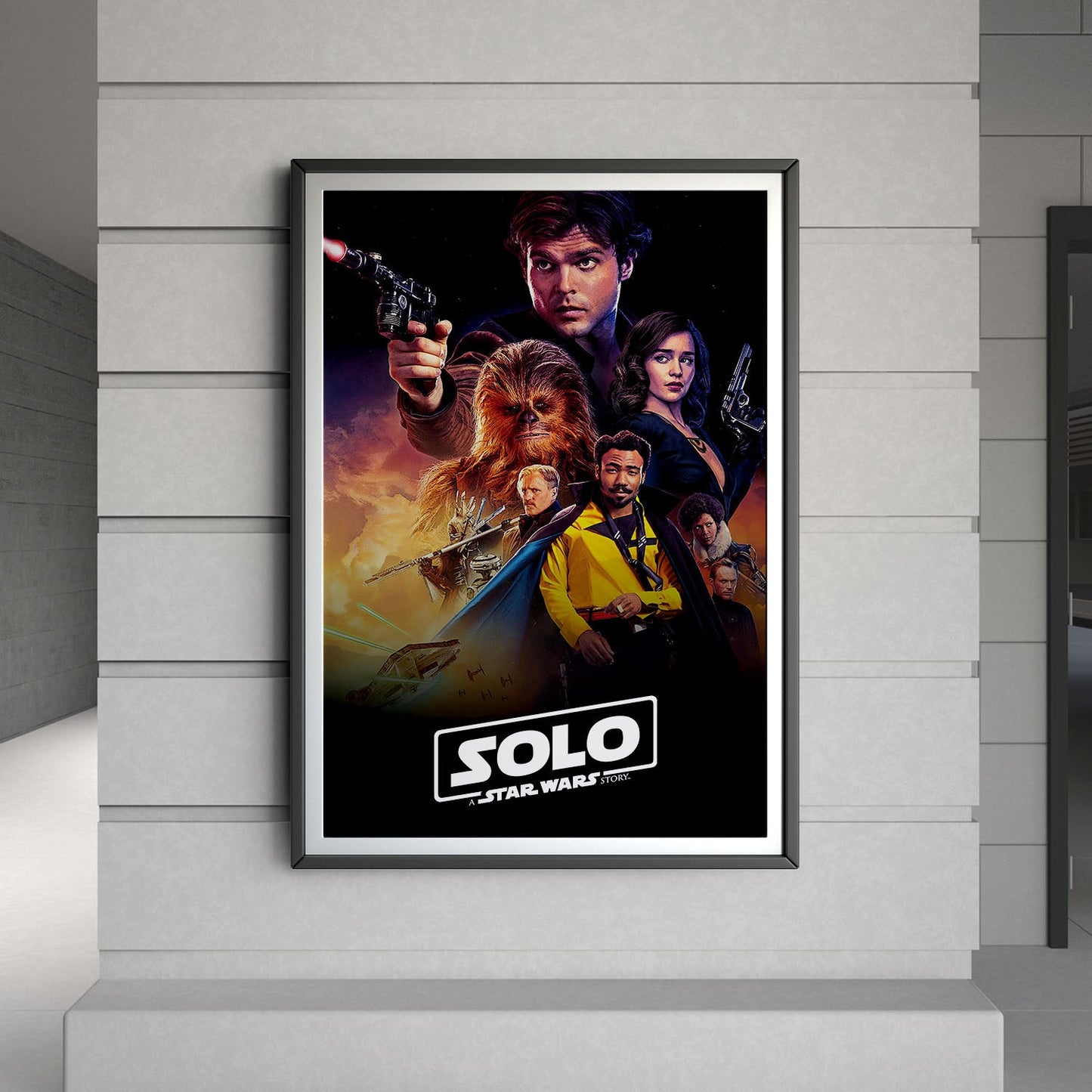Flex Designs Poster Solo A Star Wars Story 8 x 10" Home Goods - Movie 2018 Movie Poster