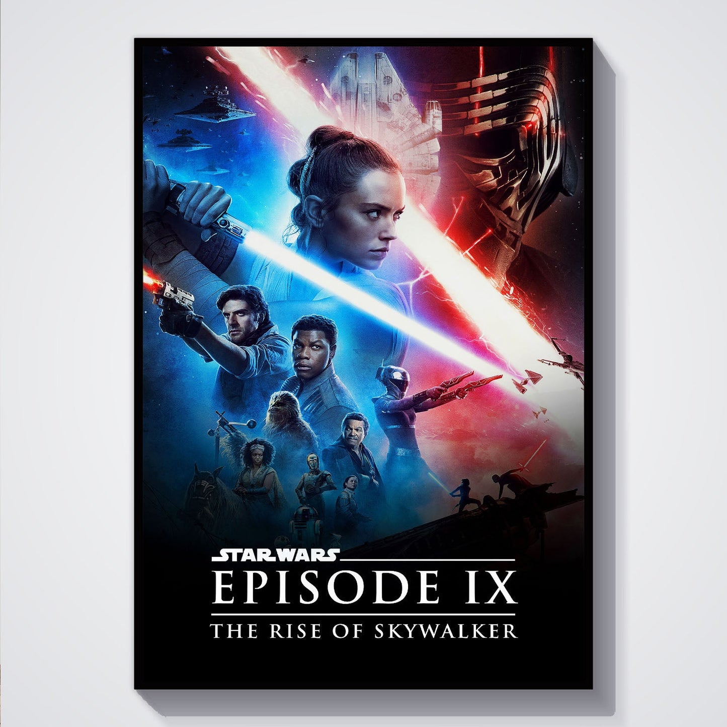 Flex Designs Poster Star Wars Episode IX - The Rise of Skywalker 5 x 7" Home Goods - Movie 2019 Movie Poster