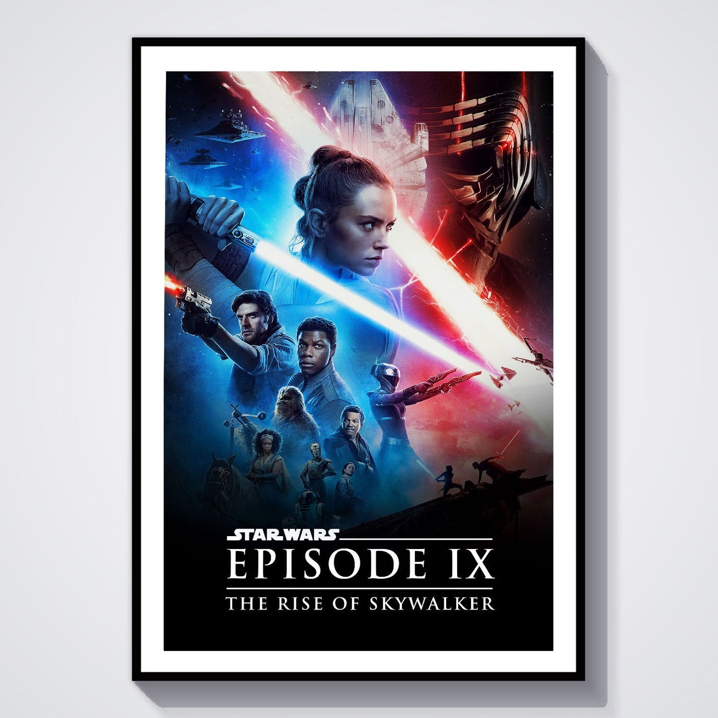 Flex Designs Poster Star Wars Episode IX - The Rise of Skywalker 8 x 10" Home Goods - Movie 2019 Movie Poster