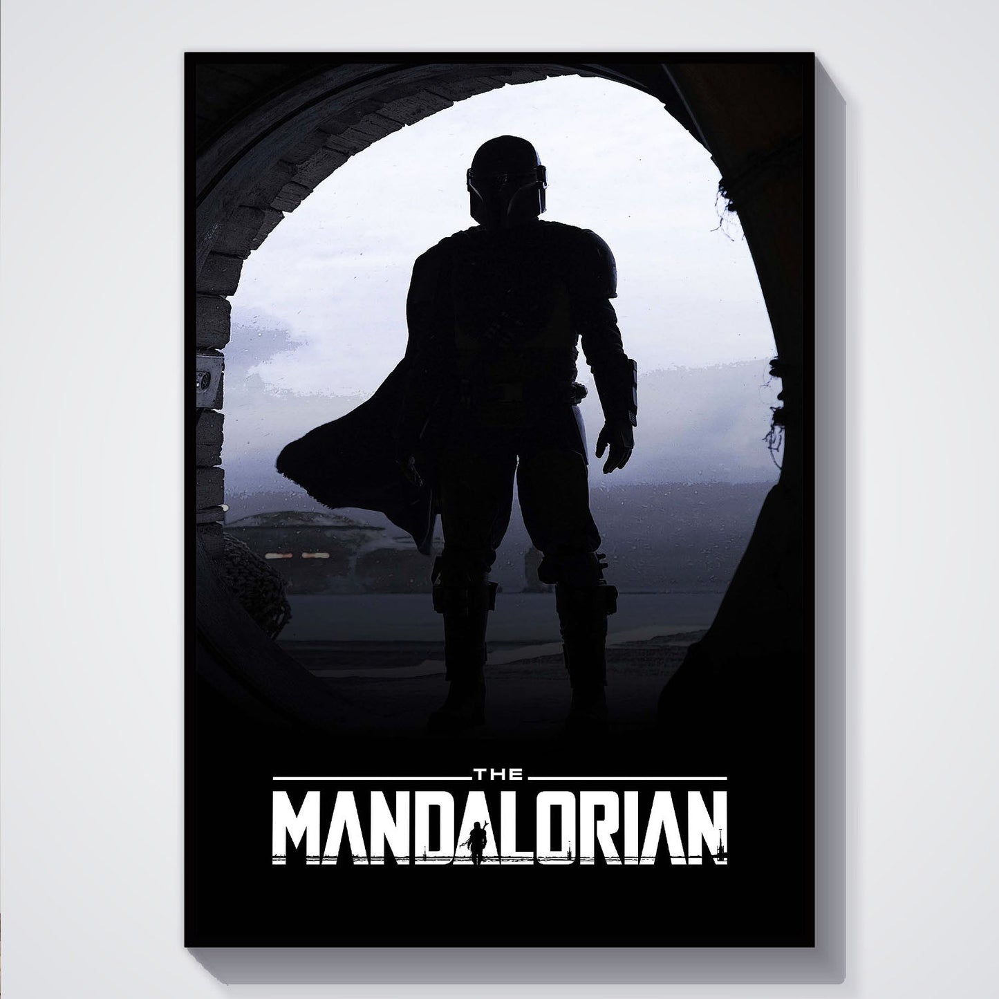 Flex Designs Poster The Mandalorian 5 x 7" Home Goods - TV Show 2019 TV Show Poster
