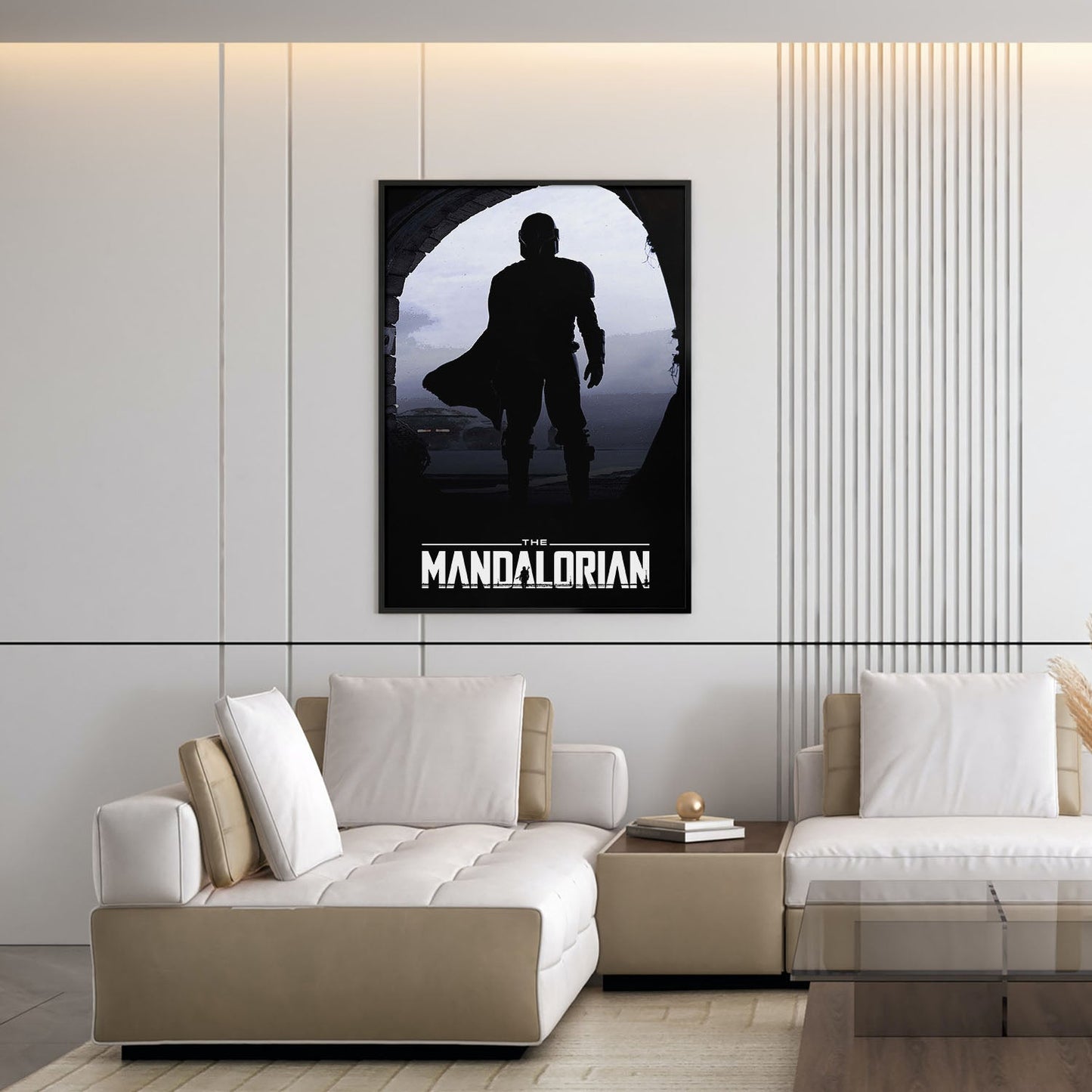 Flex Designs Poster The Mandalorian 5 x 7" Home Goods - TV Show 2019 TV Show Poster