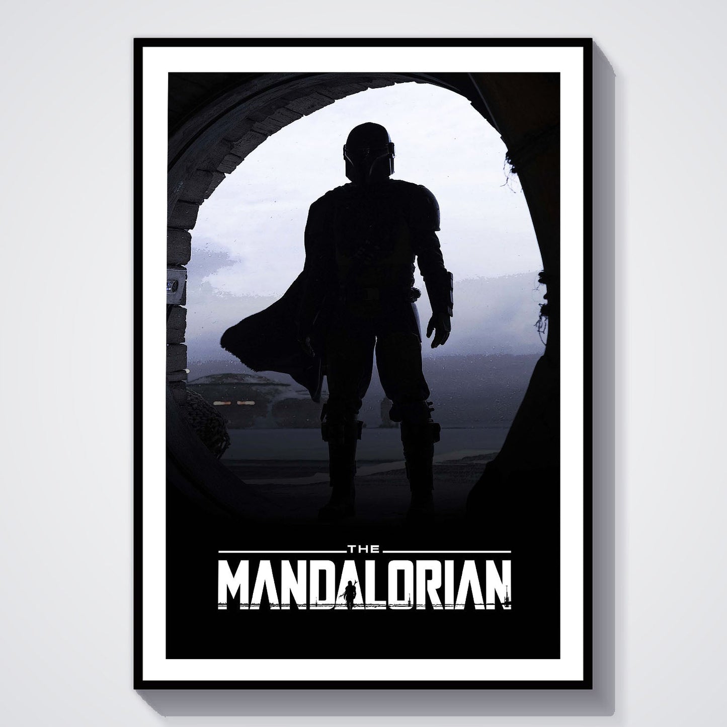 Flex Designs Poster The Mandalorian 8 x 10" Home Goods - TV Show 2019 TV Show Poster