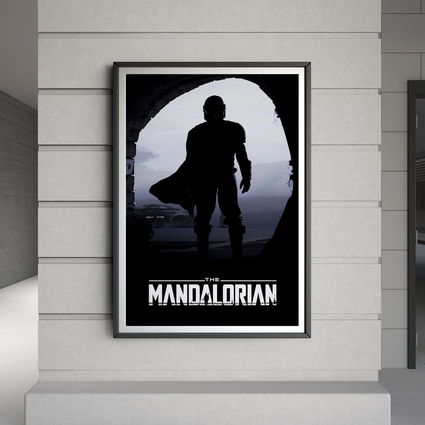 Flex Designs Poster The Mandalorian 8 x 10" Home Goods - TV Show 2019 TV Show Poster
