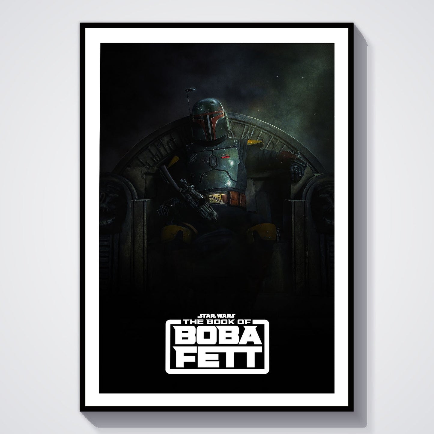 Flex Designs Poster The Book of Boba Fett 8 x 10" Home Goods - TV Show 2021 TV Show Poster