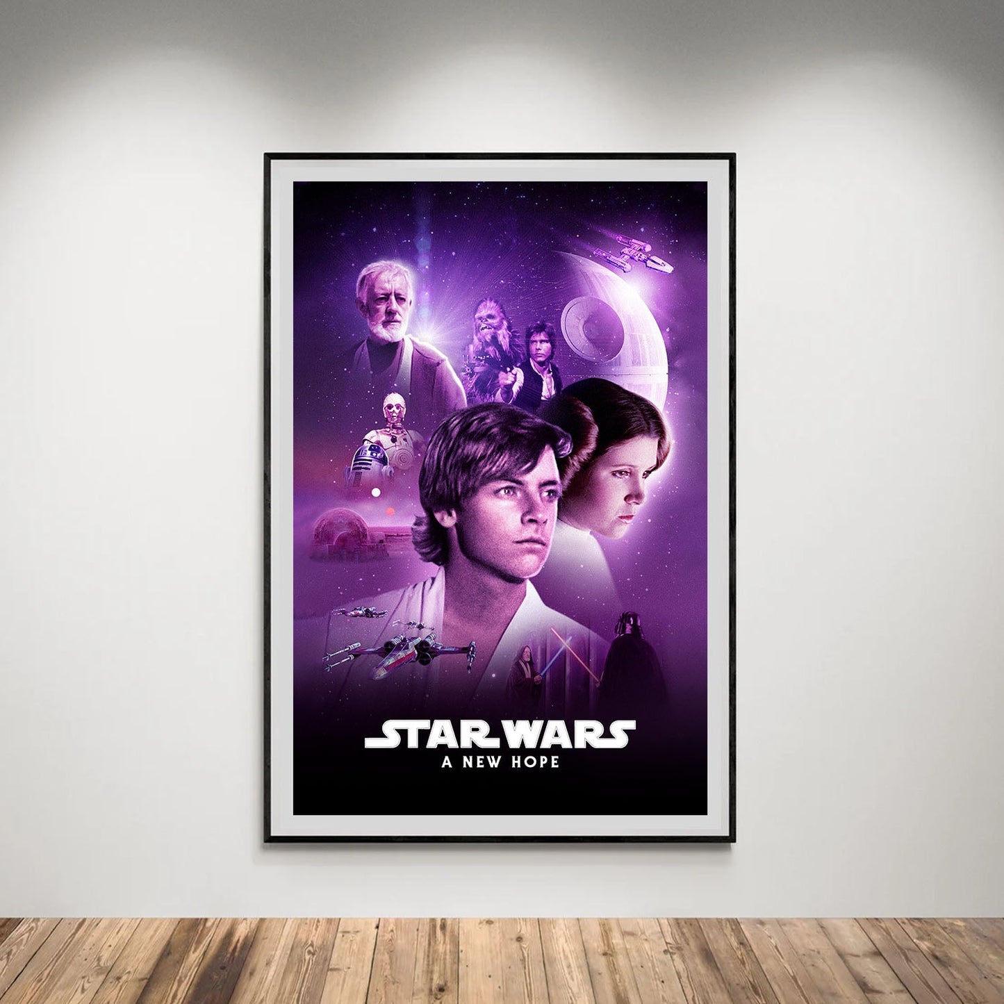 Flex Designs Poster Star Wars Episode IV - A New Hope Classic 5 x 7" Home Goods - Movie 1977 Movie Poster