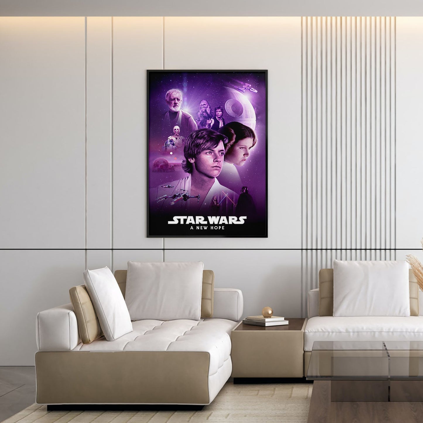 Flex Designs Poster Star Wars Episode IV - A New Hope Classic 5 x 7" Home Goods - Movie 1977 Movie Poster
