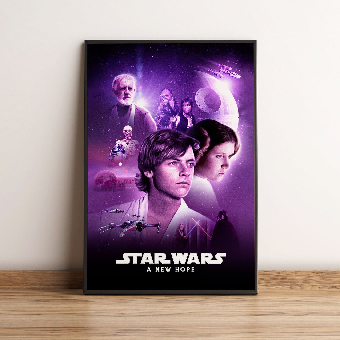 Flex Designs Poster Star Wars Episode IV - A New Hope Classic 5 x 7" Home Goods - Movie 1977 Movie Poster