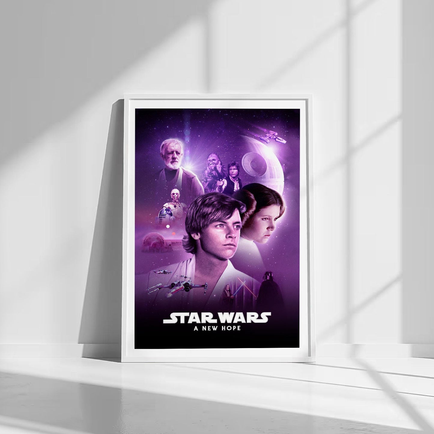 Flex Designs Poster Star Wars Episode IV - A New Hope Classic 8 x 10" Home Goods - Movie 1977 Movie Poster