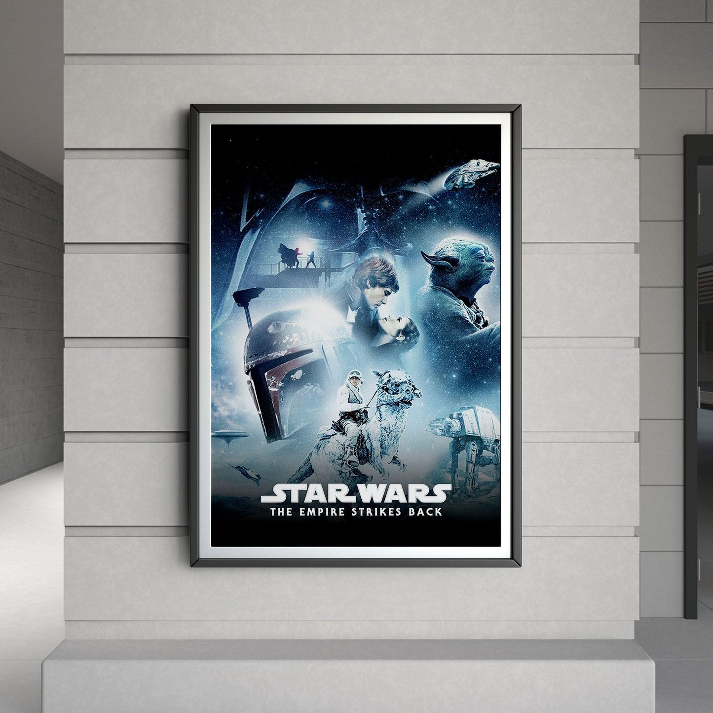 Flex Designs Poster Star Wars Episode V - The Empire Strikes Back Classic 8 x 10" Home Goods - Movie 1980 Movie Poster