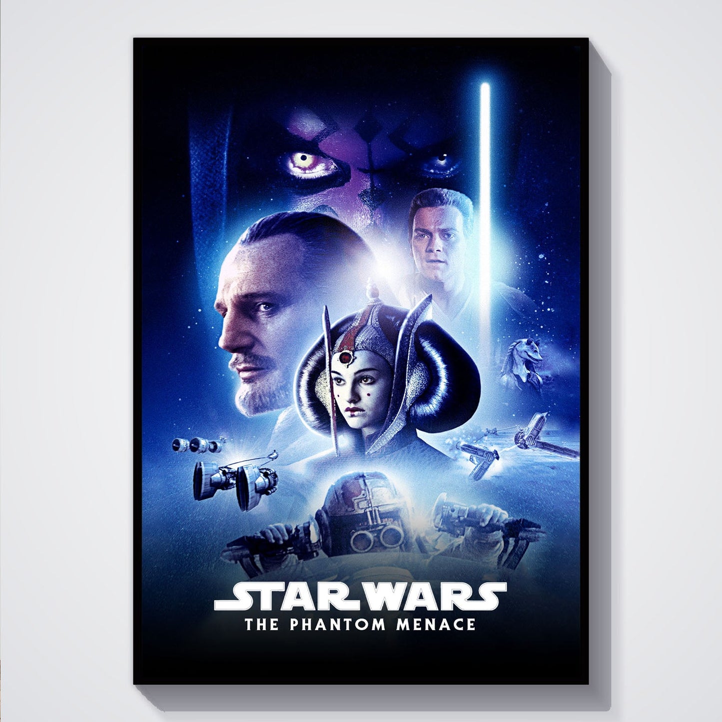 Flex Designs Poster Star Wars Episode I - The Phantom Menace Classic 5 x 7" Home Goods - Movie 1999 Movie Poster
