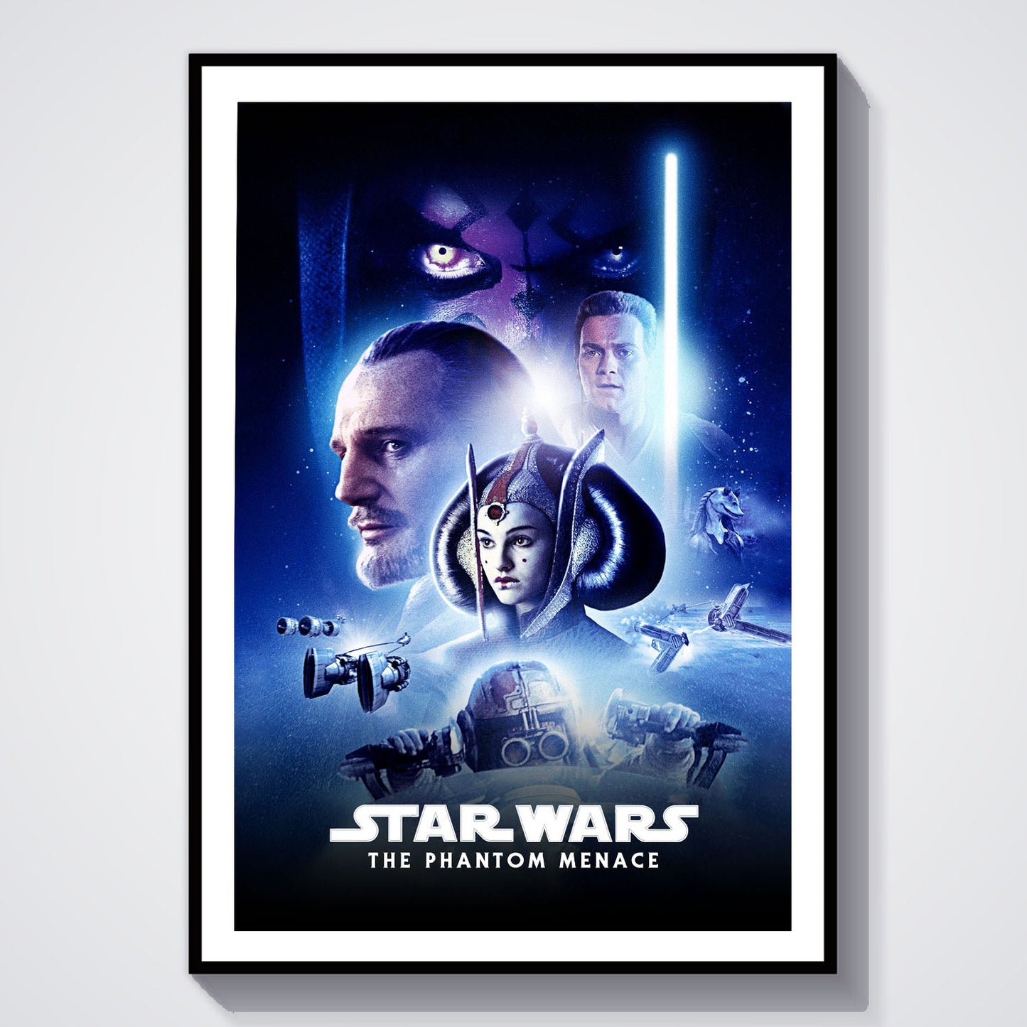 Flex Designs Poster Star Wars Episode I - The Phantom Menace Classic 8 x 10" Home Goods - Movie 1999 Movie Poster