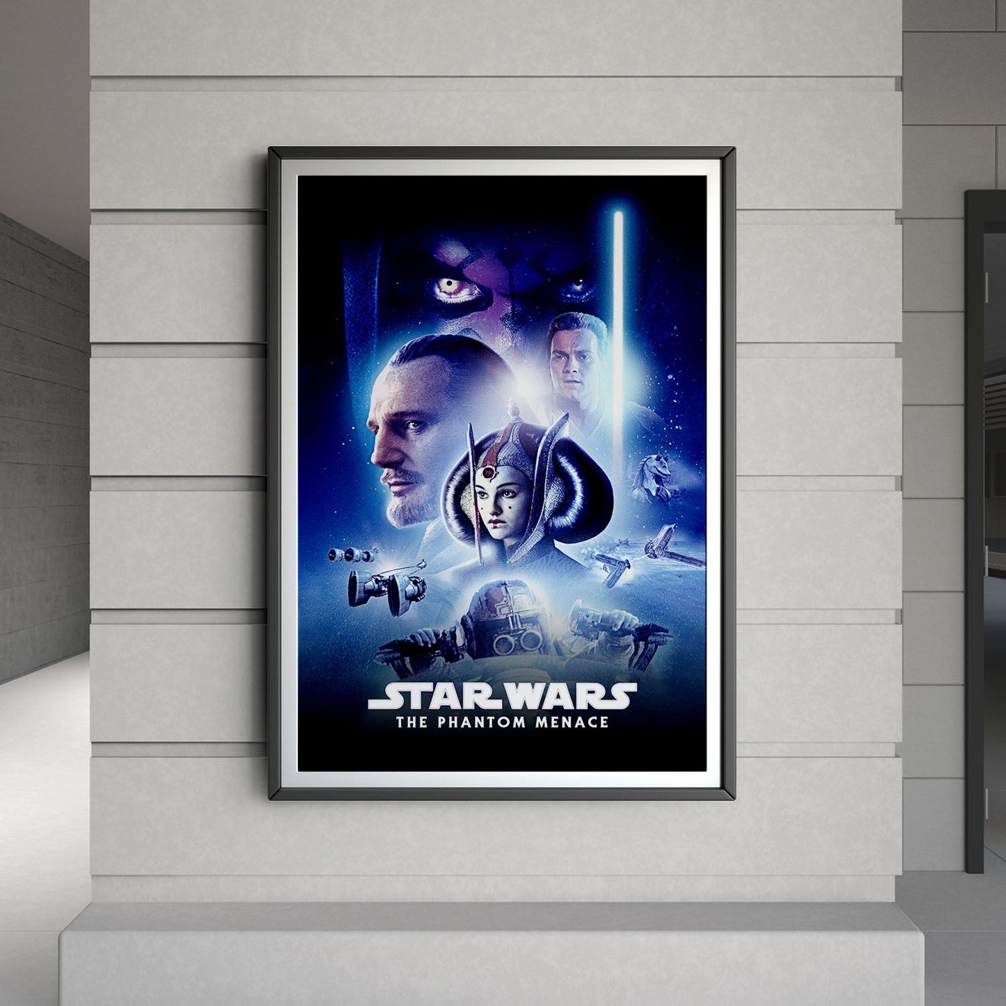 Flex Designs Poster Star Wars Episode I - The Phantom Menace Classic 8 x 10" Home Goods - Movie 1999 Movie Poster