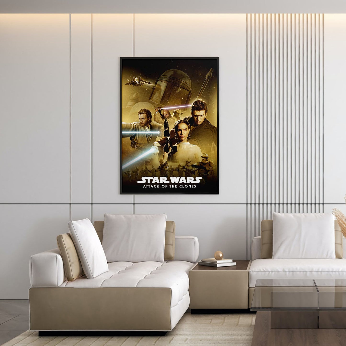 Flex Designs Poster Star Wars Episode II - Attack of the Clones Classic 5 x 7" Home Goods - Movie 2002 Movie Poster