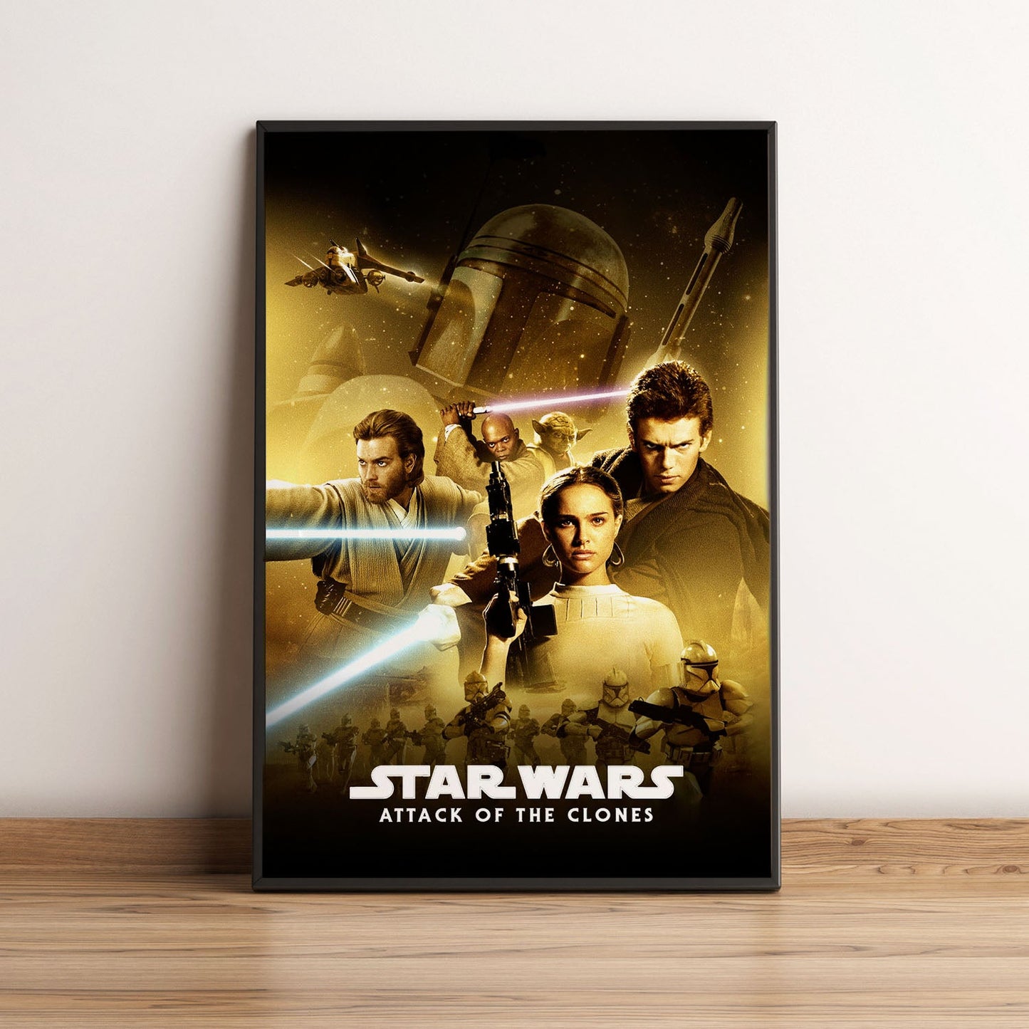 Flex Designs Poster Star Wars Episode II - Attack of the Clones Classic 5 x 7" Home Goods - Movie 2002 Movie Poster