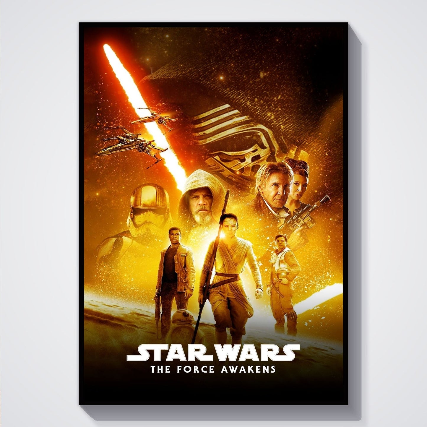 Flex Designs Poster Star Wars Episode VII - The Force Awakens Classic 5 x 7" Home Goods - Movie 2015 Movie Poster