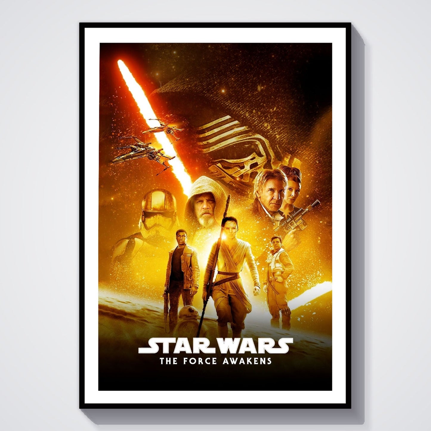 Flex Designs Poster Star Wars Episode VII - The Force Awakens Classic 8 x 10" Home Goods - Movie 2015 Movie Poster