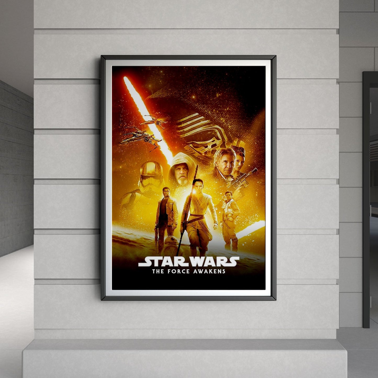 Flex Designs Poster Star Wars Episode VII - The Force Awakens Classic 8 x 10" Home Goods - Movie 2015 Movie Poster