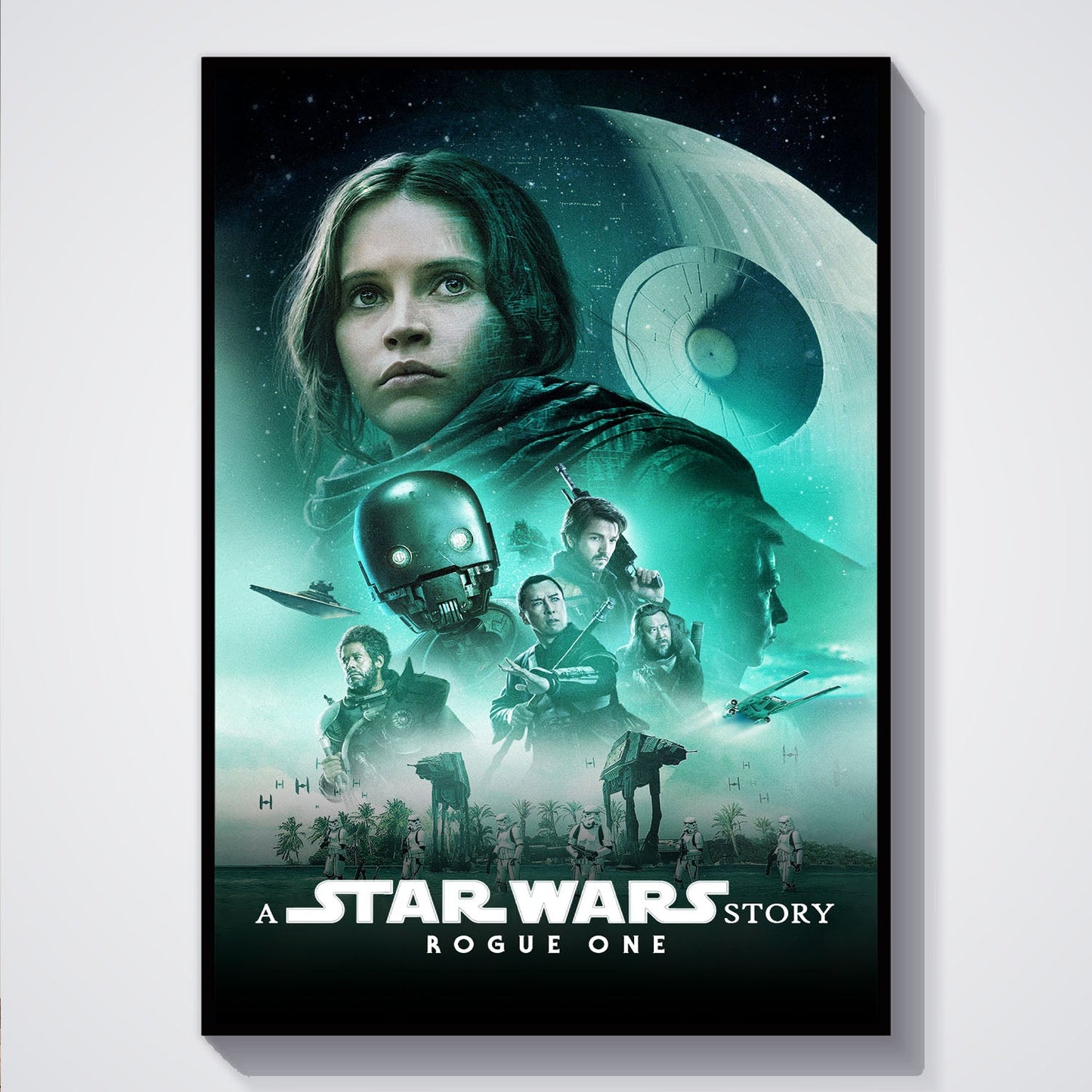 Flex Designs Poster Rogue One A Star Wars Story Classic 5 x 7" Home Goods - Movie 2016 Movie Poster