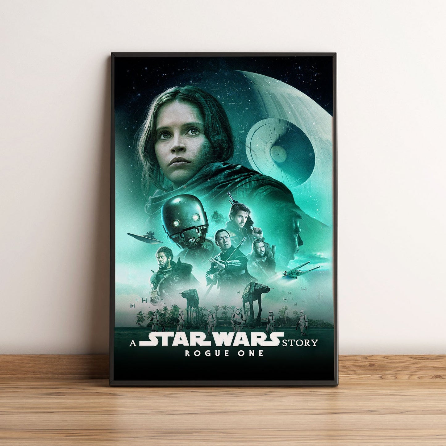 Flex Designs Poster Rogue One A Star Wars Story Classic 5 x 7" Home Goods - Movie 2016 Movie Poster