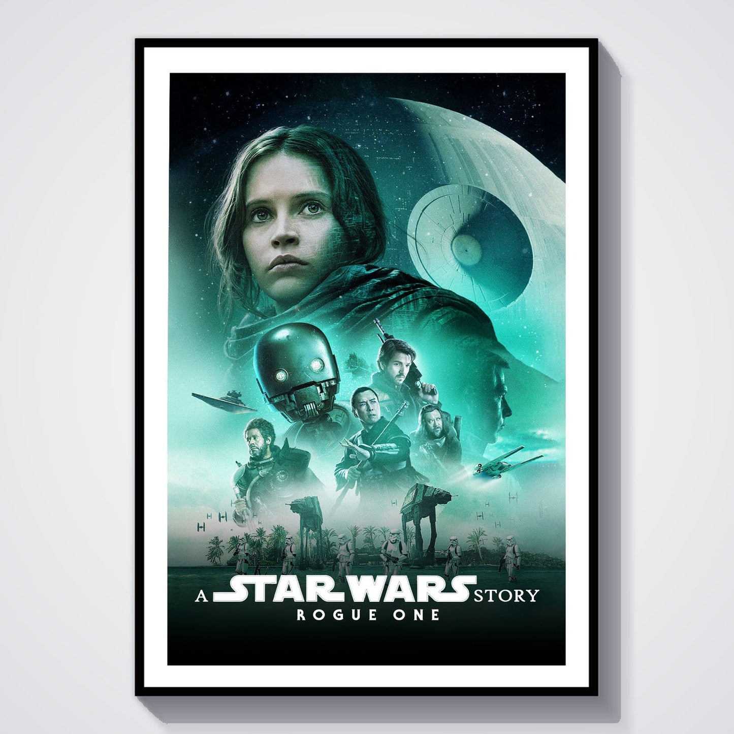 Flex Designs Poster Rogue One A Star Wars Story Classic 8 x 10" Home Goods - Movie 2016 Movie Poster