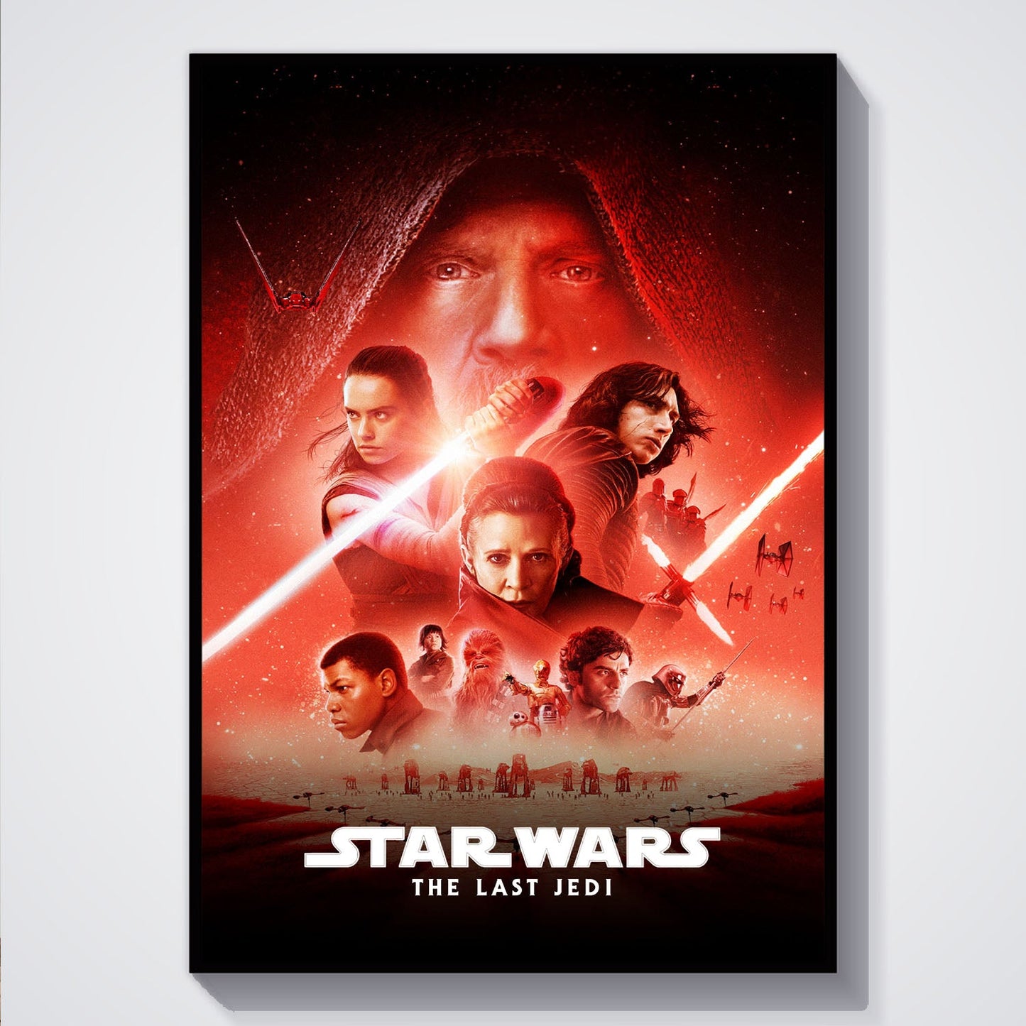Flex Designs Poster Star Wars Episode VIII - The Last Jedi Classic 5 x 7" Home Goods - Movie 2017 Movie Poster