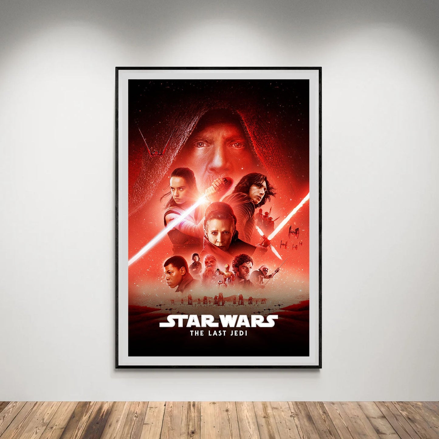 Flex Designs Poster Star Wars Episode VIII - The Last Jedi Classic 5 x 7" Home Goods - Movie 2017 Movie Poster