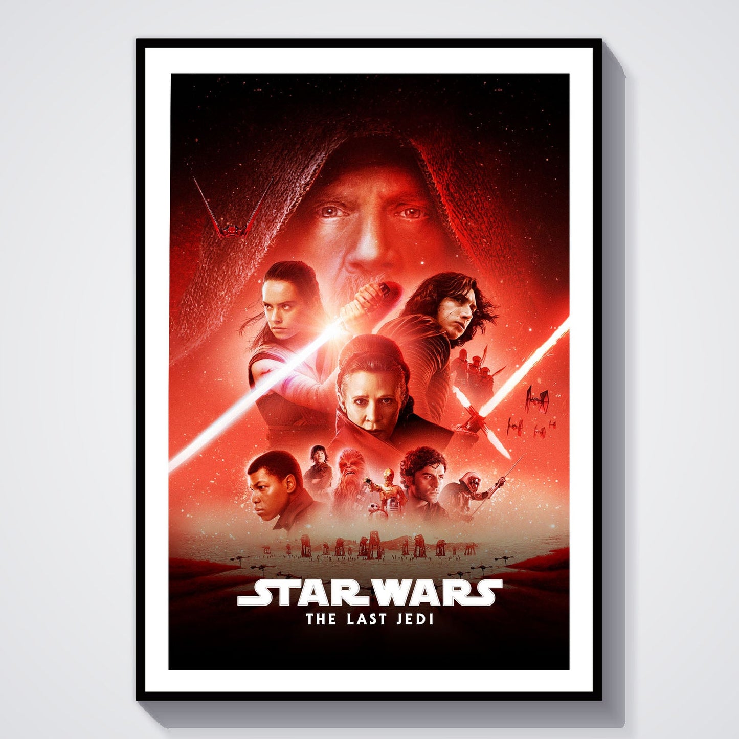 Flex Designs Poster Star Wars Episode VIII - The Last Jedi Classic 8 x 10" Home Goods - Movie 2017 Movie Poster