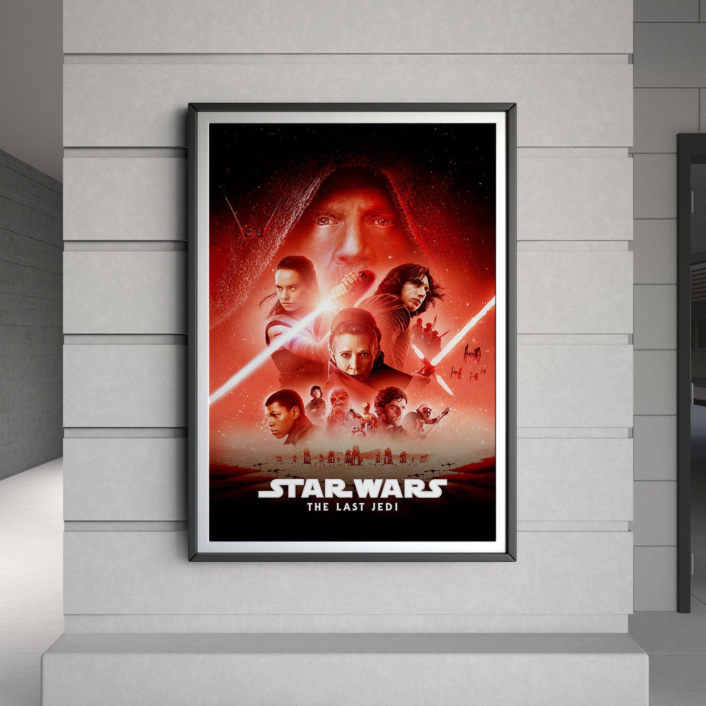 Flex Designs Poster Star Wars Episode VIII - The Last Jedi Classic 8 x 10" Home Goods - Movie 2017 Movie Poster