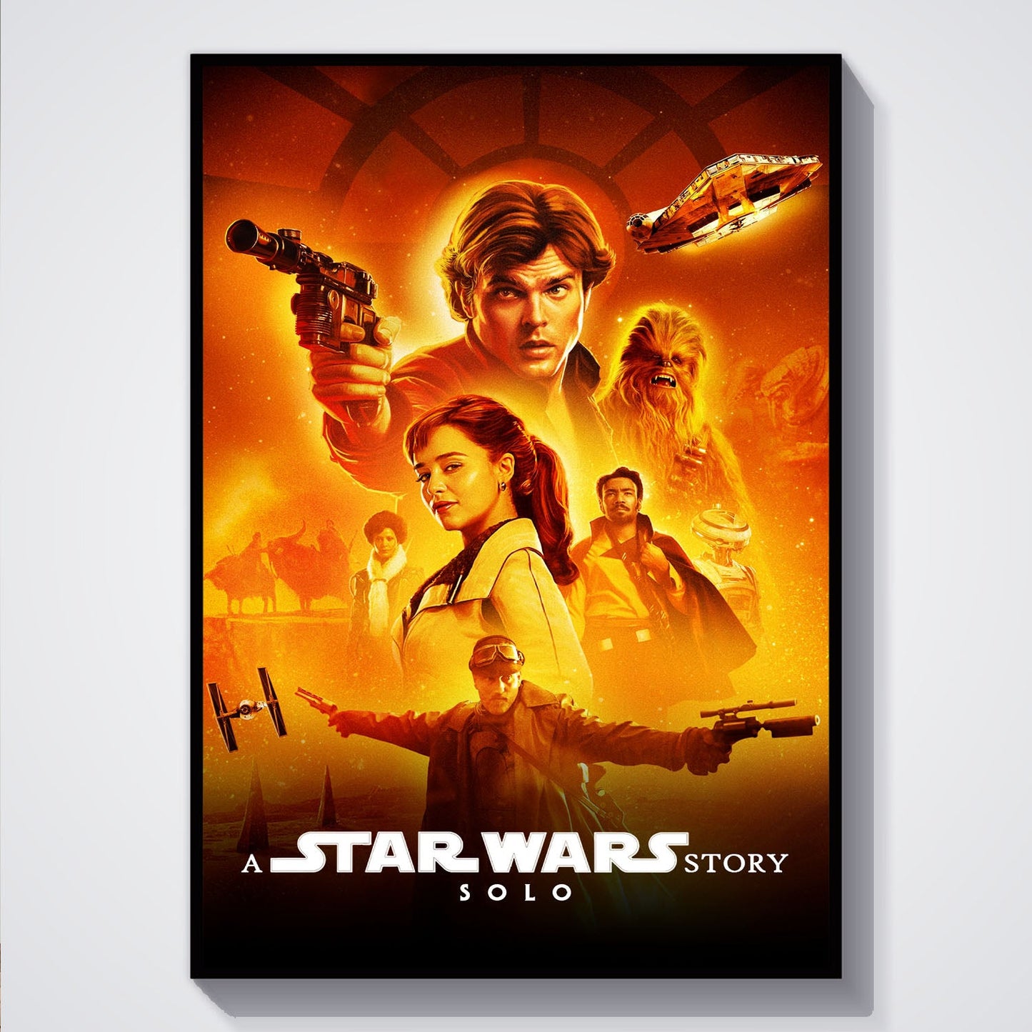 Flex Designs Poster Solo A Star Wars Story Classic 5 x 7" Home Goods - Movie 2018 Movie Poster