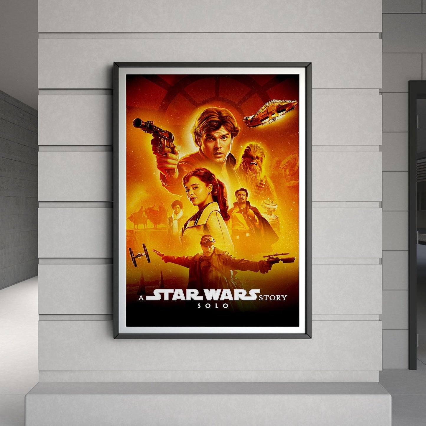 Flex Designs Poster Solo A Star Wars Story Classic 8 x 10" Home Goods - Movie 2018 Movie Poster