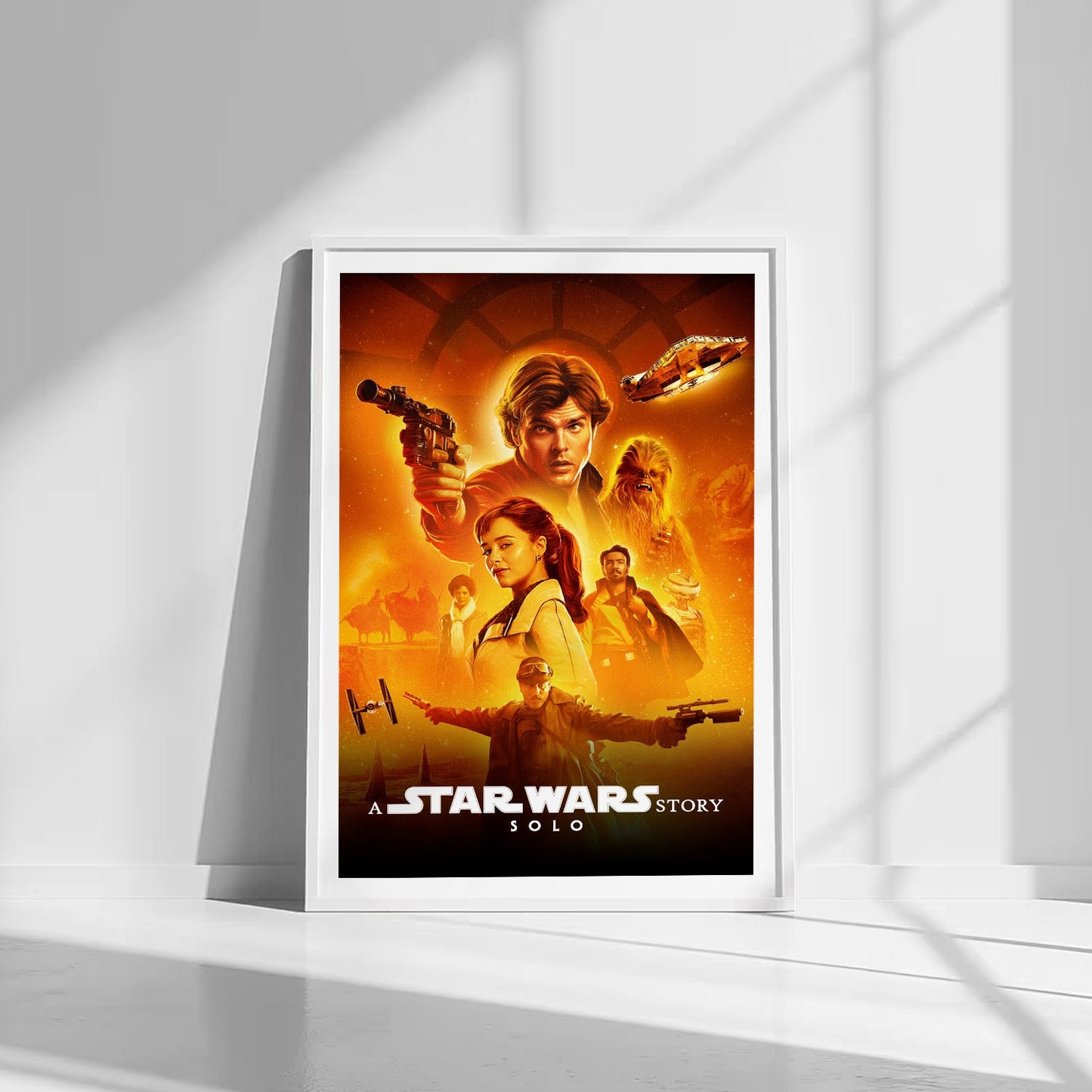 Flex Designs Poster Solo A Star Wars Story Classic 8 x 10" Home Goods - Movie 2018 Movie Poster