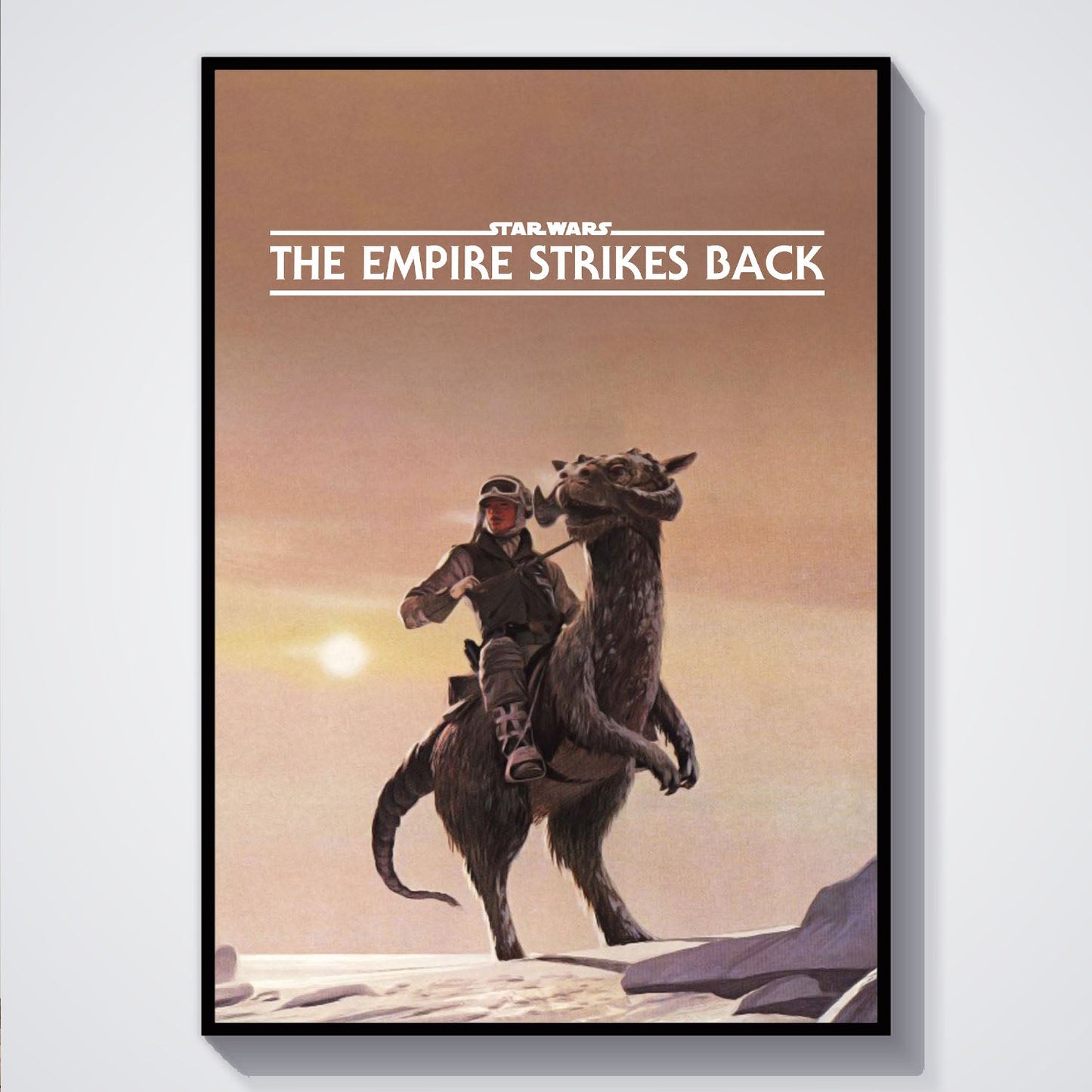 Flex Designs Poster Star Wars Episode V - The Empire Strikes Back Minimalist 5 x 7" Home Goods - Movie 1980 Movie Poster