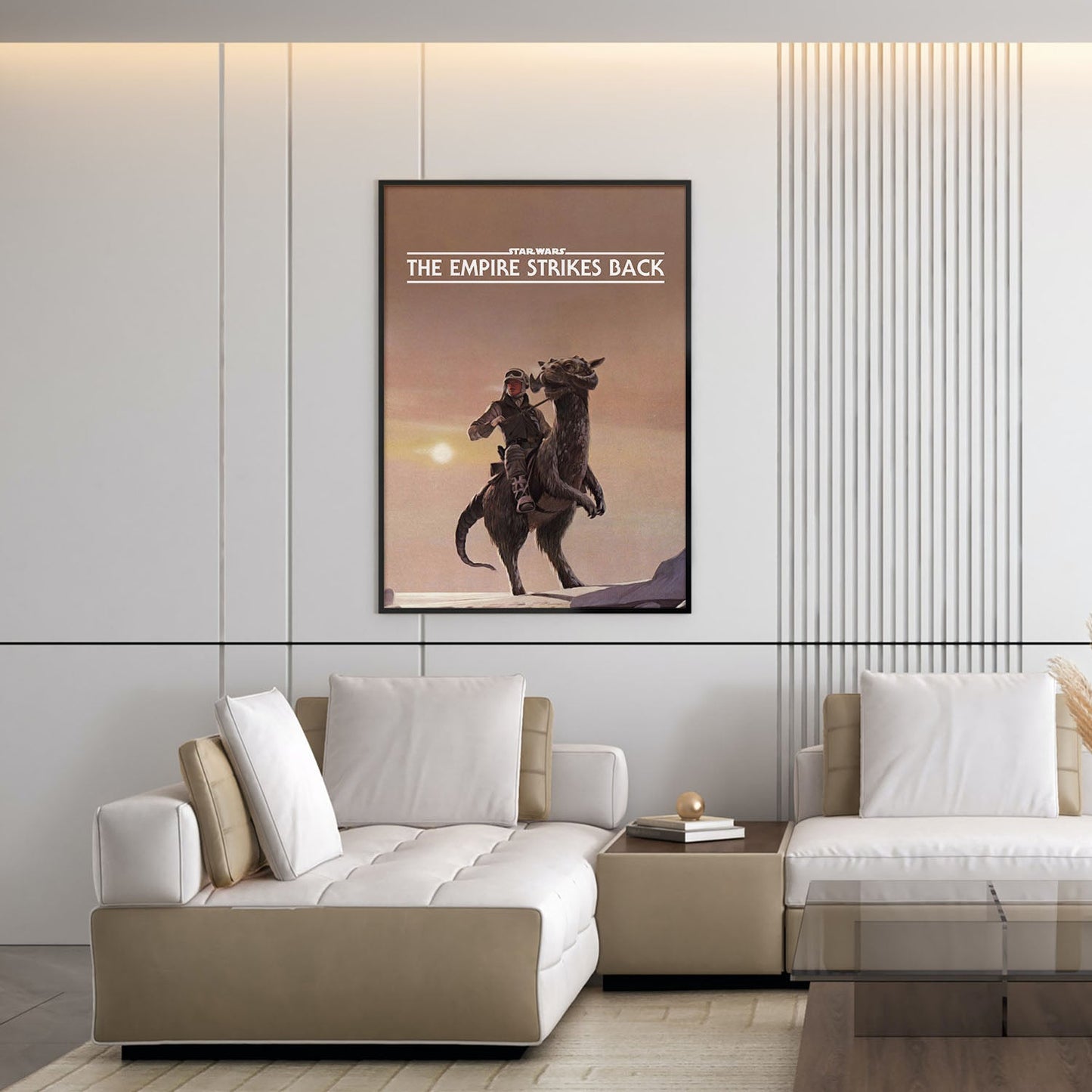 Flex Designs Poster Star Wars Episode V - The Empire Strikes Back Minimalist 5 x 7" Home Goods - Movie 1980 Movie Poster
