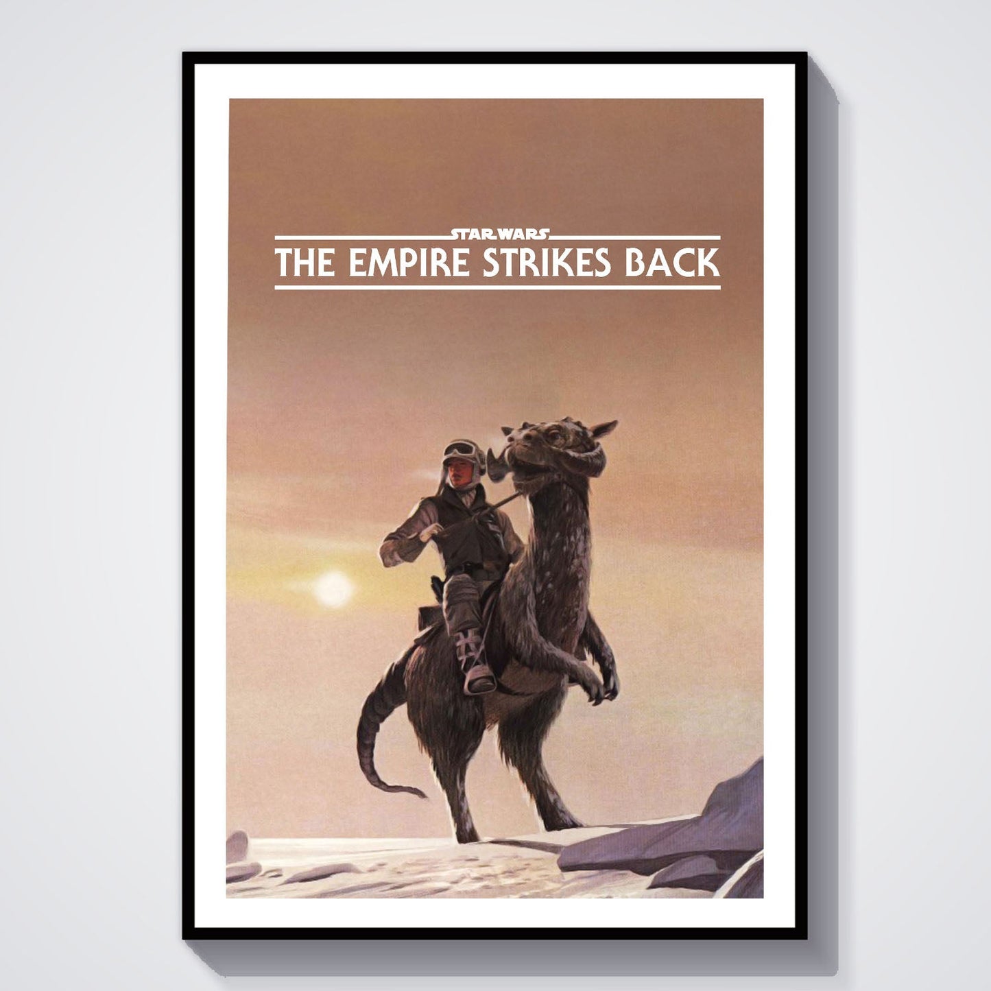 Flex Designs Poster Star Wars Episode V - The Empire Strikes Back Minimalist 8 x 10" Home Goods - Movie 1980 Movie Poster