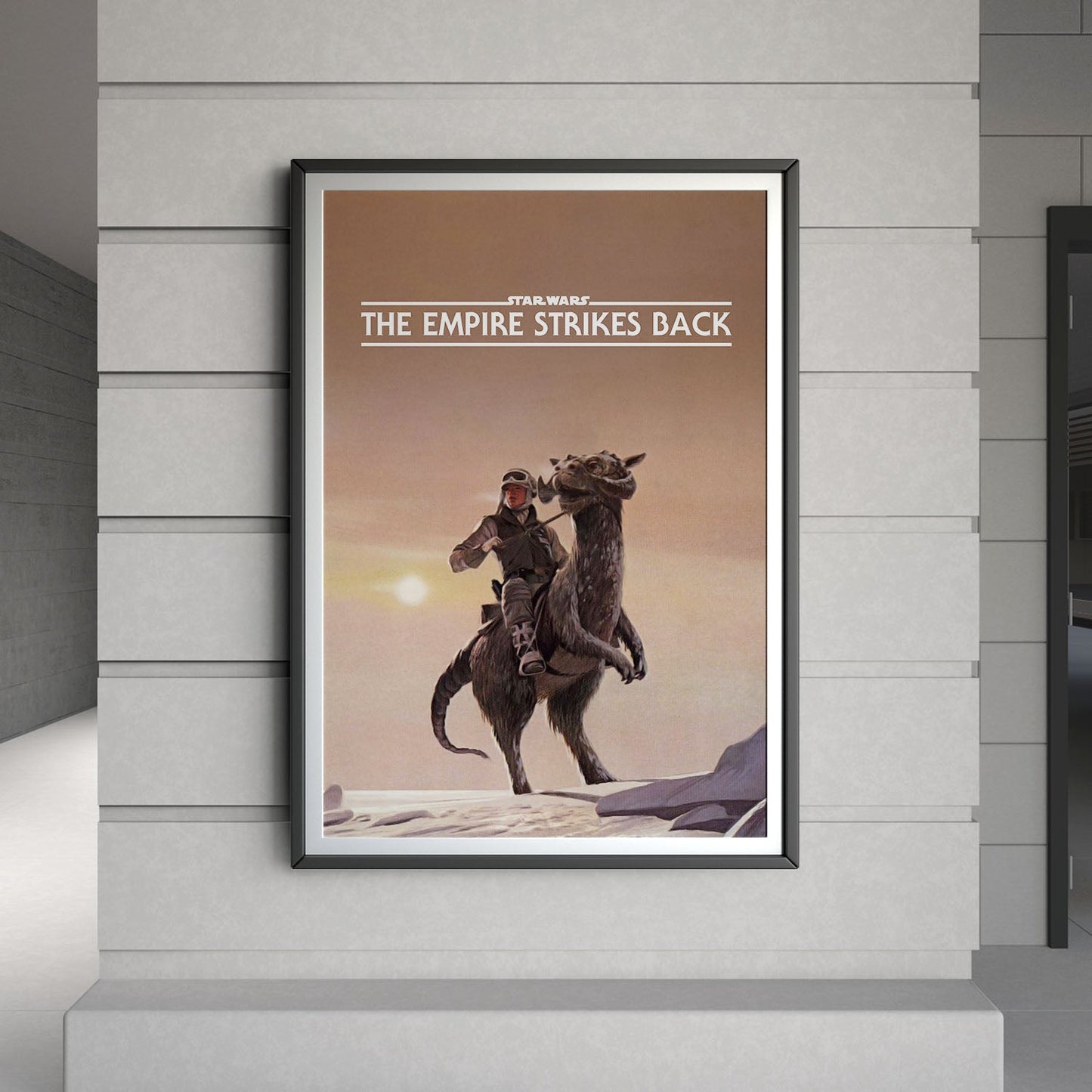 Flex Designs Poster Star Wars Episode V - The Empire Strikes Back Minimalist 8 x 10" Home Goods - Movie 1980 Movie Poster